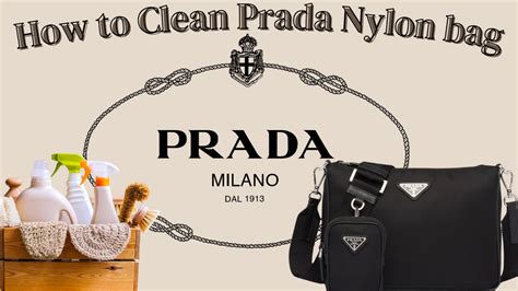 how to clean nylon prada bag|Prada bag cleaning service.